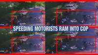 Mumbai: Reckless bike with 3 riders rams into traffic police when asked to stop 